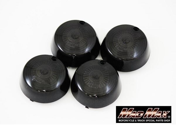 マッドマックス L22-24D2-ML-4 ウインカーレンズ スモーク W800/バルカン 4個セット バイク