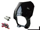 マッドマックス M8-DZY2A-B-R ビキニカウル 180φ M8取付けボルト/スクリーンボルトレッド付属 ブラック 汎用 バイク 外装 パーツ