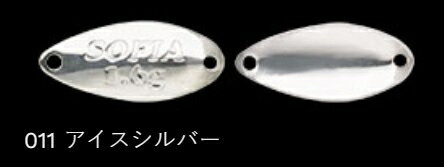 ノリーズ 鱒玄人ソフィア 011/アイスシルバー 25mm 1.6g ルアー スプーン 疑似餌 トラウト マス 釣具 ..