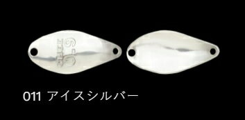 ノリーズ 鱒玄人ギー 011/アイスシルバー 23mm 1.3g ルアー スプーン 疑似餌 トラウト マス 釣具 釣り フィッシング