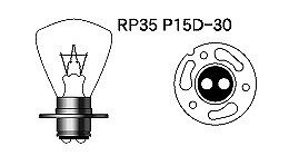 M&H マツシマ 11C PH9 6v 35/35w クリア M&H 電球 バルブ