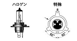 M&H マツシマ 132GL H4R 12v 60/55w B2 ゴールド m&h 電球 バルブ