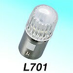 M H マツシマ L701RE Lビーム 6v BA9S レッド LED m h 電球 バルブ