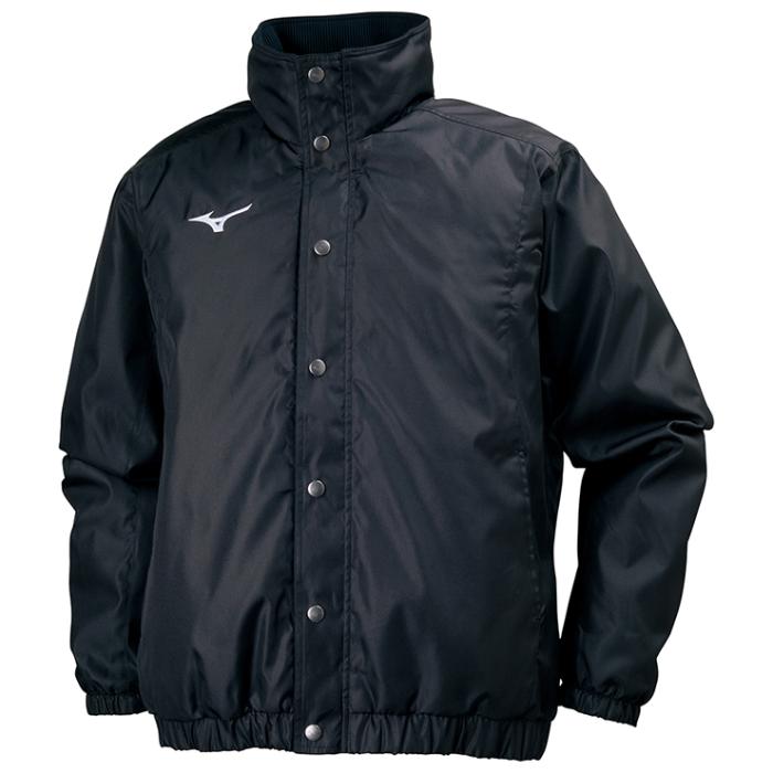 MIZUNO ミズノ 32JE7551 中綿ウォーマーシャツ 長袖 ユニセックス メンズ/レディース ブラック Mサイズ