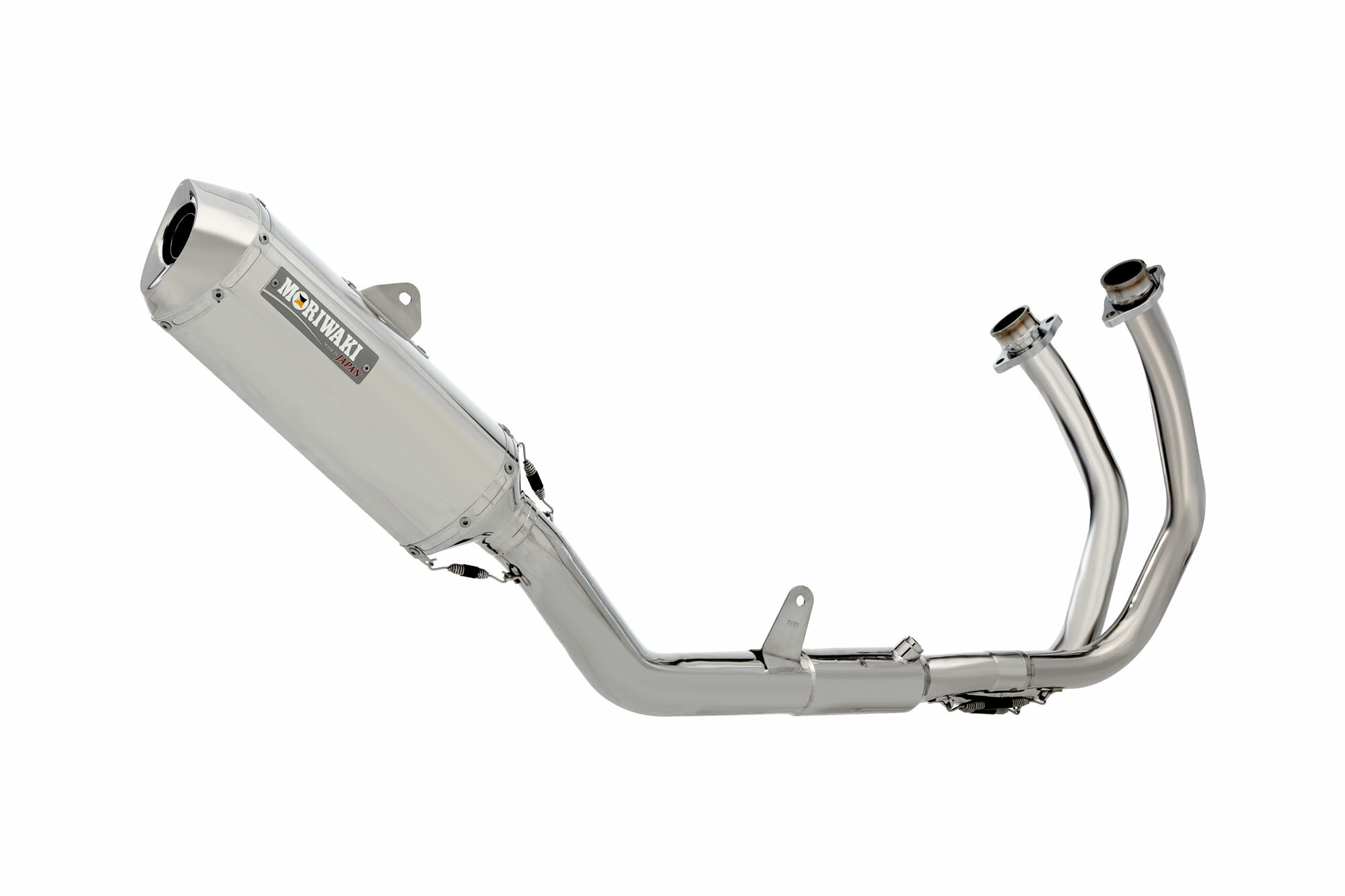 モリワキ 01810-641S2-00 フルエキゾースト マフラー MX SUS/ステンレスポリッシュ 400X バイク 二輪車 サイレンサー 車検対応 政府認証 MORIWAKI