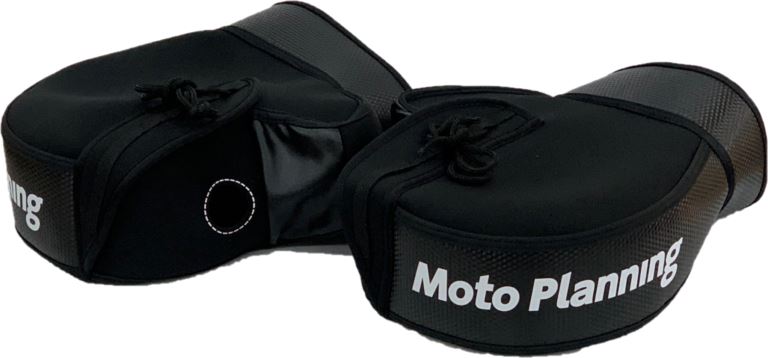 モトプランニング 200-100-021 ネオプレーンハンドルウォーマー スタンダードタイプ/ロゴ無 ブラック ..