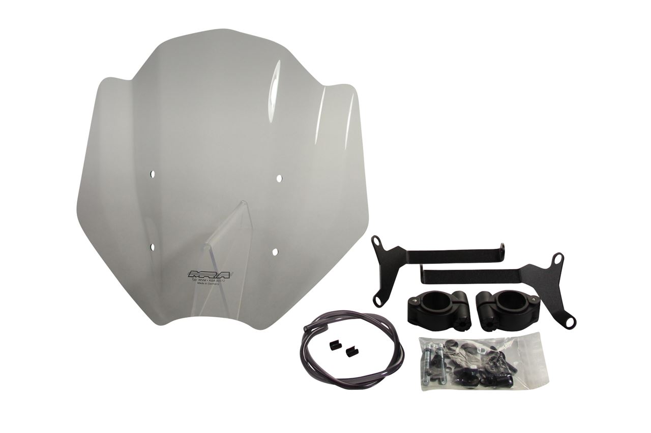 MRA スクリーン レーシング スモーク 幅310×長さ300mm 790デューク 4025066163632 ウインドシールド バイザー 風防 風よけ 外装 プロト