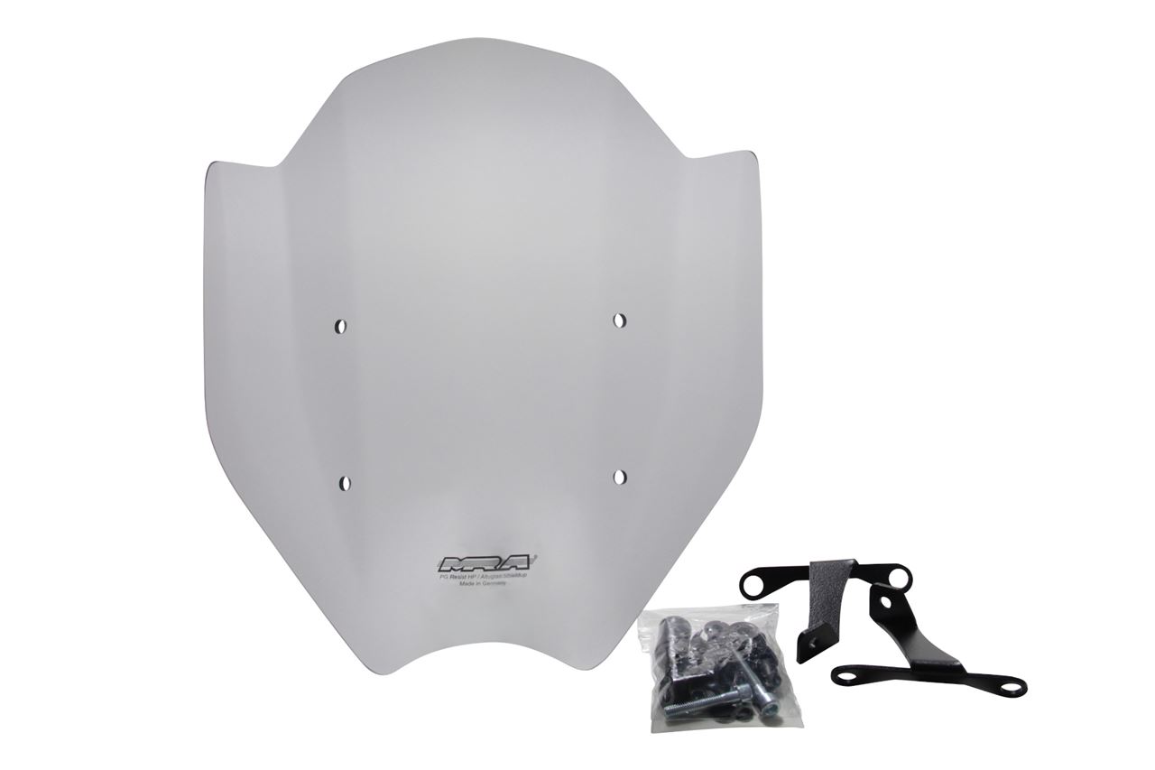 MRA スクリーン スポーツ スモーク 幅280×長さ300mm 125/200/390デューク 4025066164615 ウインドシールド バイザー 風防 風よけ 外装 プロト