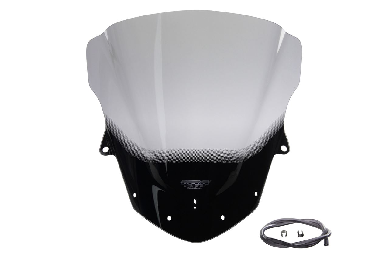 MRA スクリーン レーシング スモーク 幅340×長さ350mm ZX-6R ABS 4025066166121 ウインドシールド バイザー 風防 風よけ 外装 プロト