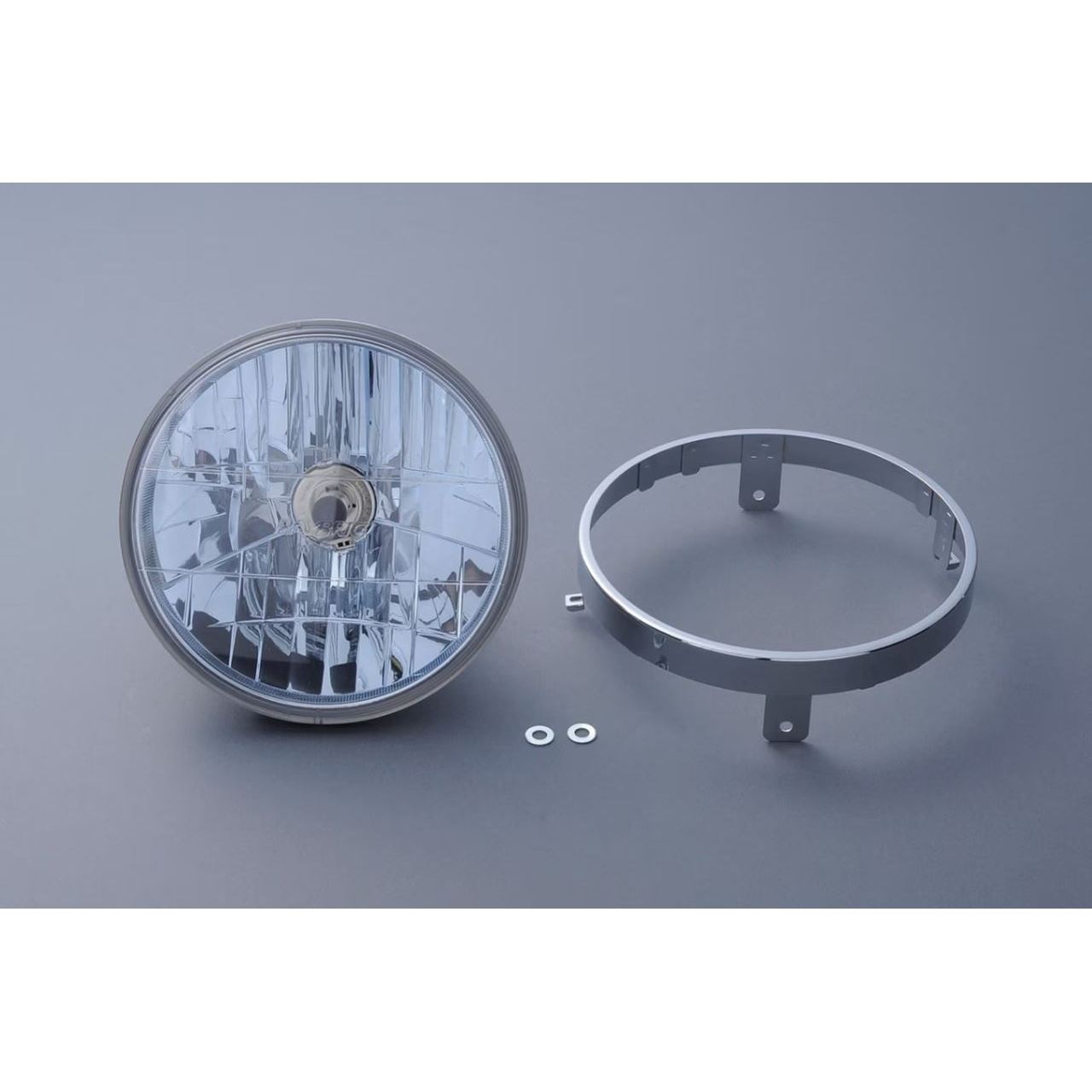 MRS STANLEY FB04 ヘッドライト ブルー CB750 Z1 Z2 ZEPHYR400 ZEPHYR400X ZEPHYR750系 H2/750SS系 バイク 丸型 内リム付 外リムなし スタンレー