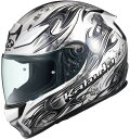 OGK SHUMA FLAME シューマ フレイム パールホワイトブラック Mサイズ フルフェイス ヘルメット 空冷性能 JIS KABUTO カブト