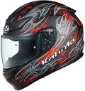 OGK SHUMA FLAME シューマ フレイム フラットブラックレッド XLサイズ フルフェイス ヘルメット 空冷性能 JIS KABUTO カブト