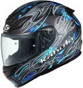 OGK SHUMA FLAME シューマ フレイム フラットブラックブルー Mサイズ フルフェイス ヘルメット 空冷性能 JIS KABUTO カブト