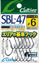 オーナー針 11725 SBL-47 シングル47 バーブレス 6号 釣り フィッシング 魚 釣具 フック