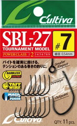 オーナー針 12336 SBL-27 シングル27バーブレス 10号 釣り フィッシング 魚 釣具 フック