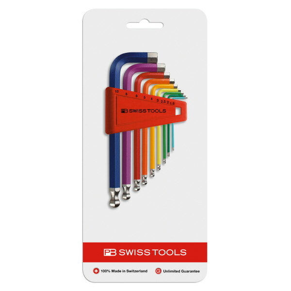 PB スイスツールズ 212H-10RBCN 212H-10RBCN ボール付レインボーレンチセット 質量(g):278