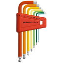 PB スイスツールズ 212H-6RB 212H-6RB ボール付レインボーレンチセット(パックナシ) 質量(g):84