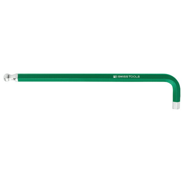 PB スイスツールズ 212L-2RB 212L-2GR ロングボールレインボーレンチ 緑色(J) カラー:緑色 サイズ(mm):2G 適合セットスクリュー:M...