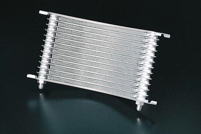 プロト 007-1050 ラウンドオイルクーラーコア シルバー H175.9×W332.6×T32mm 13段 #6 冷却 パーツ PLOT