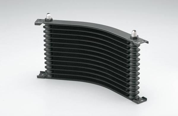 プロト 007-1050B ラウンドオイルクーラーコア ブラック H175.9×W332.6×T32mm 13段 #6 冷却 パーツ PLOT