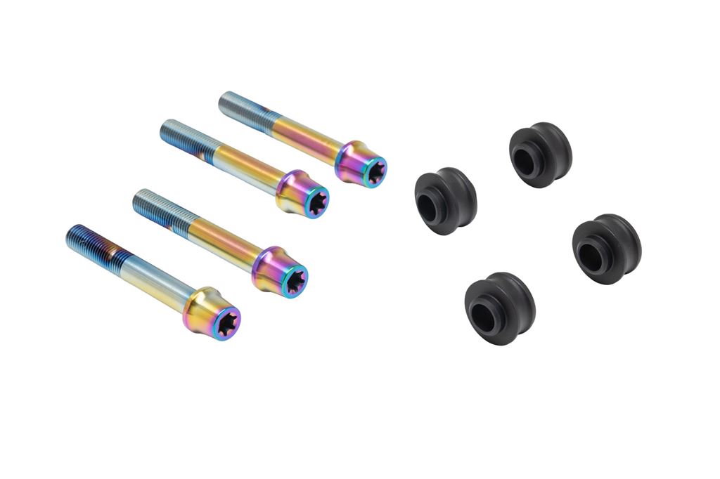 プロトブレンボ CBY-01ATT オフセットカラーマウントボルトセット 適合キャリパーA テーパーキャップ チタン色 φ298(ノーマル) MT-09/SP PLOT