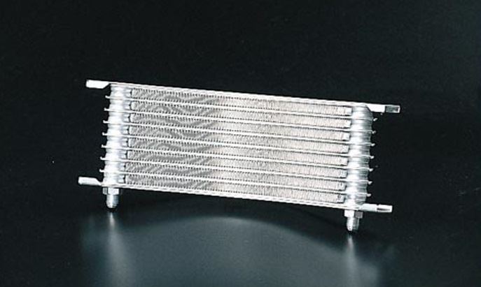 プロト F89-1050 ラウンドオイルクーラーコア シルバー H119.7×W332.6×T32mm 9段 #6 冷却 パーツ PLOT