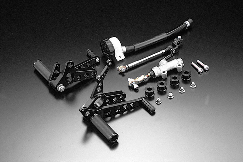 PMC ピーエムシー 74-2024 BILLET バックステップキット ディスクブレーキ用 TYPE-2 ブラック Z1/Z2 Z750/900/1000 Z750FX1/Z1000MK2 Z1R-1/2