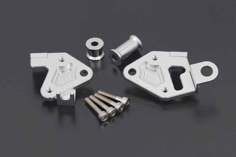 PMC ピーエムシー 74-3122 BILLET エンジンマウントシリーズ リアマウントセット シルバー Z750FX-1 Z1000MK2 Z1R-1型/2型