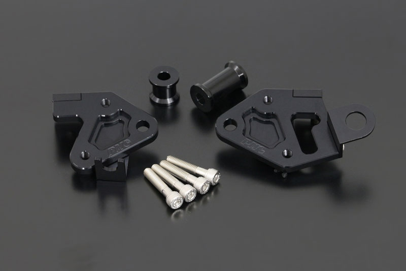PMC ピーエムシー 74-3124 BILLET エンジンマウントシリーズ リアマウントセット ブラック Z750FX-1 Z1000MK2 Z1R-1型/2型