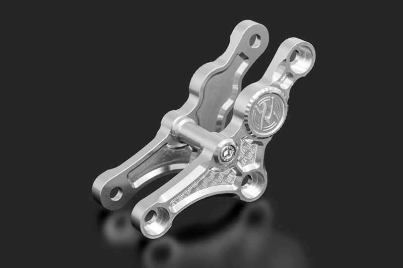 PMC ARCHI 189-5463 サスペンションリンクプレート連結タイプ シャイニングシルバー Z900RS CAFE バイ..