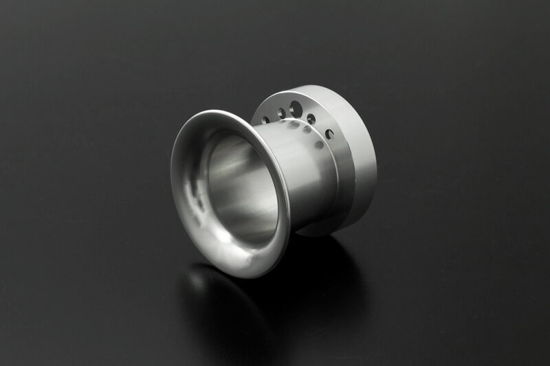 PMC ピーエムシー 72-044 ビレットエアファンネル シルバー ショート 45mm 1個入