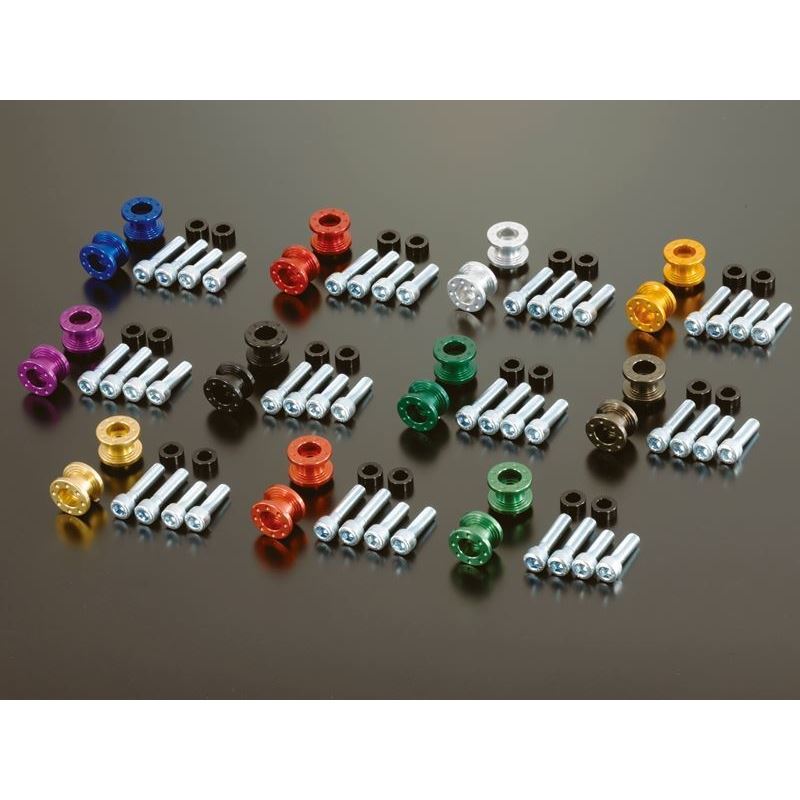 ポッシュフェイス 004010-32 レーシングスタンドフック ピンク M10 左右セット バイク