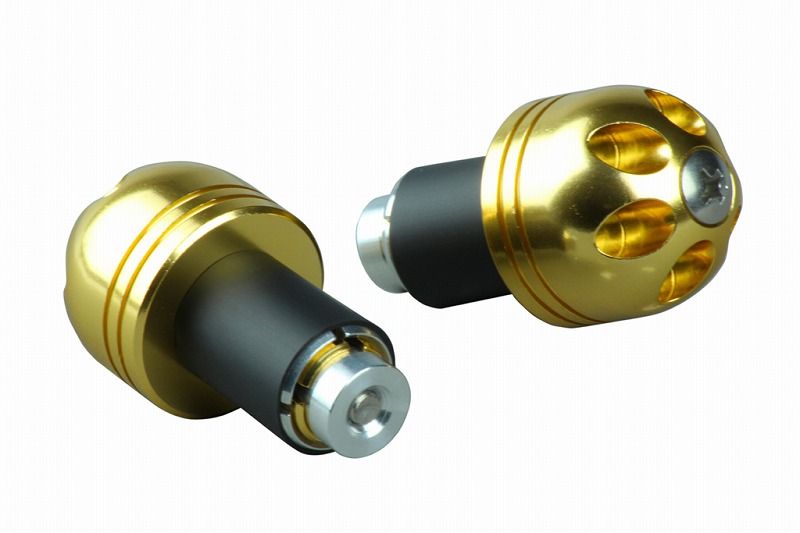 POSH Faith ポッシュフェイス 031075-12-10 ビッグバーエンドキャップ シャンパンゴールド 汎用