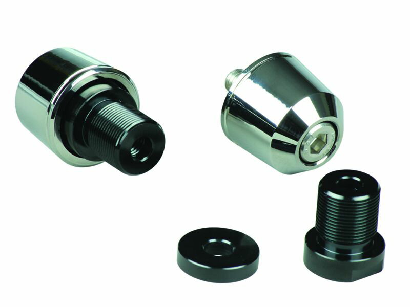 POSH Faith ポッシュフェイス 031088-33-10 ソリッドバーエンド M17 メッキ カワサキ用