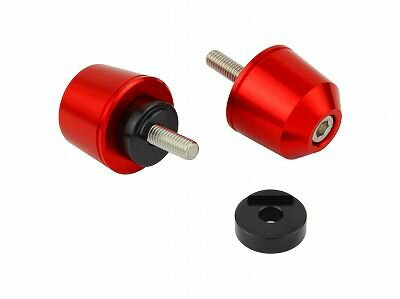 POSH Faith ポッシュフェイス 031199-02-10 ソリッドバーエンド M6 レッド ヤマハ用