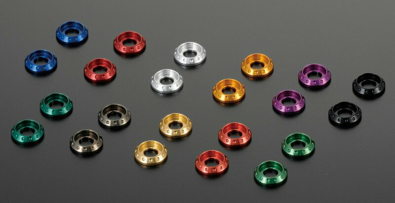 POSH Faith ポッシュフェイス 004188-18 NASAタイプマシンドワッシャー M8用 2個入り ライトグリーン