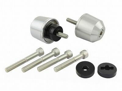 POSH Faith ポッシュフェイス 032979-03-10 ミドルウェイトバーエンド シルバー M6 ホンダ用/スズキ用