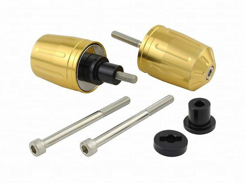 POSH Faith ポッシュフェイス 033689-12-10 ウルトラヘビーバーエンド タイプ2 シャンパンゴールド M6 カワサキ用