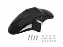 ポッシュフェイス 062106-2B 3D-TECHフロントフェンダー 黒ゲルコート XJR1300 バイク