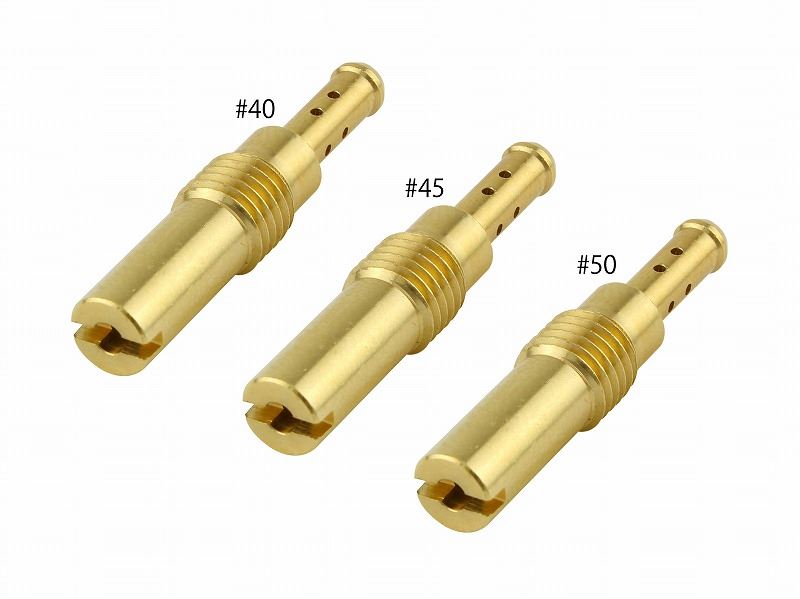 ポッシュフェイス 700009-10 パイロットジェットセット #40/#45/#50 ケイヒン PE28/PWK28(28×6-B) 各1個入り バイク