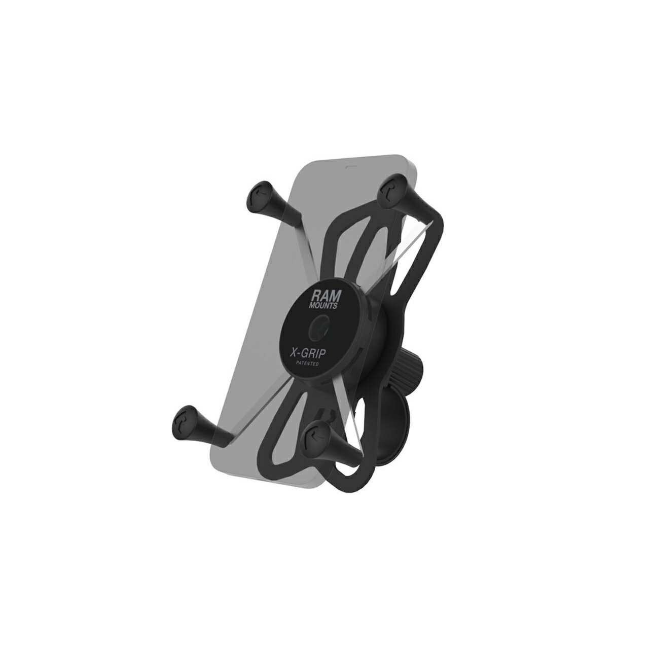 ラムマウント RAP-460-UN10U Xグリップ(M)＆タフストラップベースセット φ22.2-35.05mm対応 一体式 ブラック 1個入り スマホ