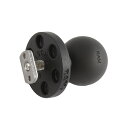 ラムマウント RAP-B-375U トラックボールベース(フラットパネル) ブラック 1インチボール 1個入り