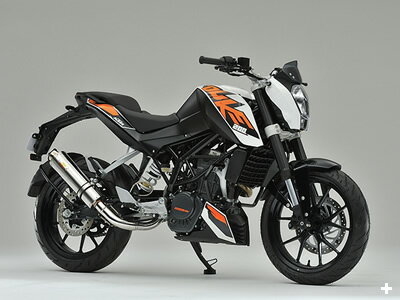 DUKE125/200 ディーク マフラー 22Racing SUS ステンレス 336-009-00 リアライズ DUKE ディーク マフラー