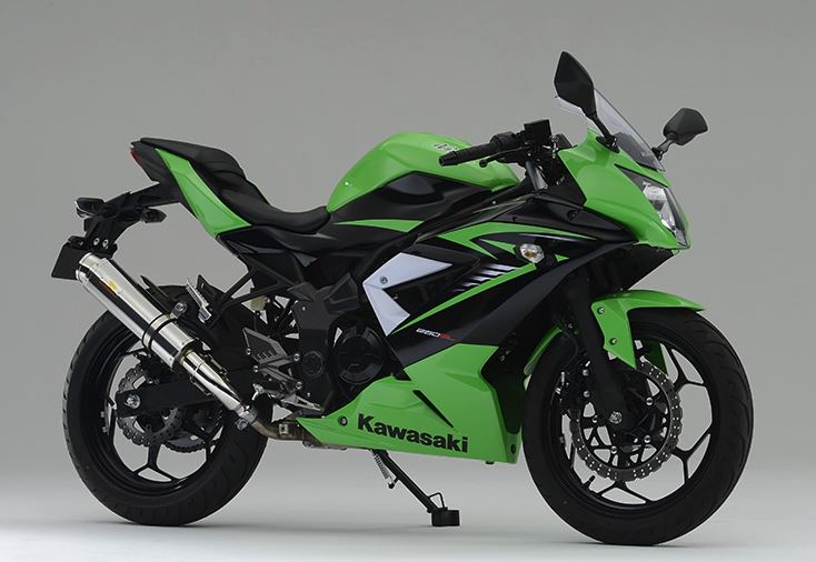 リアライズ 514-SO-003-02 ARIA アリア ステンレス マフラー タイプS(スラッシュエンド) Ninja250SL BX250A バイク