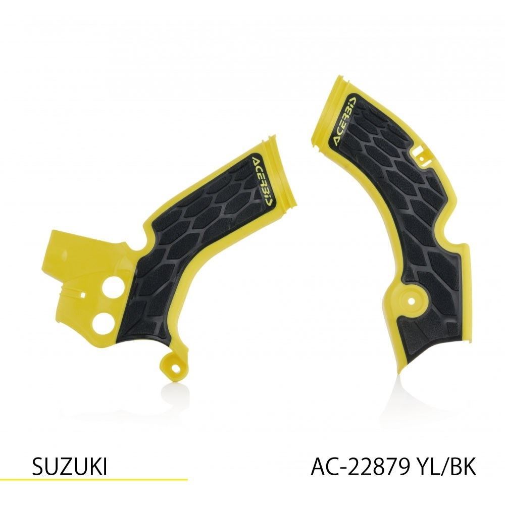 ACERBIS AC-22879YL/BK X-GRIP フレームガード イエロー/ブラック RM-Z 250 バイク