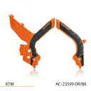 ACERBIS AC-23599OR/BK X-GRIP フレームガード オレンジ/ブラック SX125/150/250 SX-F 250/350/450等 バ...