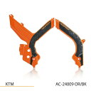 ACERBIS AC-24009OR/BK X-GRIP フレームガード オレンジ/ブラック EXC EXC-F XC-W XCF-W バイク
