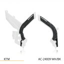 ACERBIS AC-24009WH/BK X-GRIP フレームガード ホワイト/ブラック EXC EXC-F XC-W XCF-W バイク