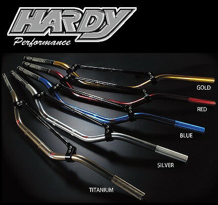 HARDY HB1BSV MXハンドルバー シルバー MID タイプ2 ラフ ロード