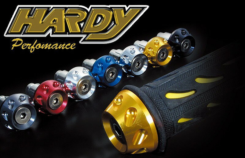 HARDY HH03RD エクストリームバーエンドキャップ レッド ラフ&ロード